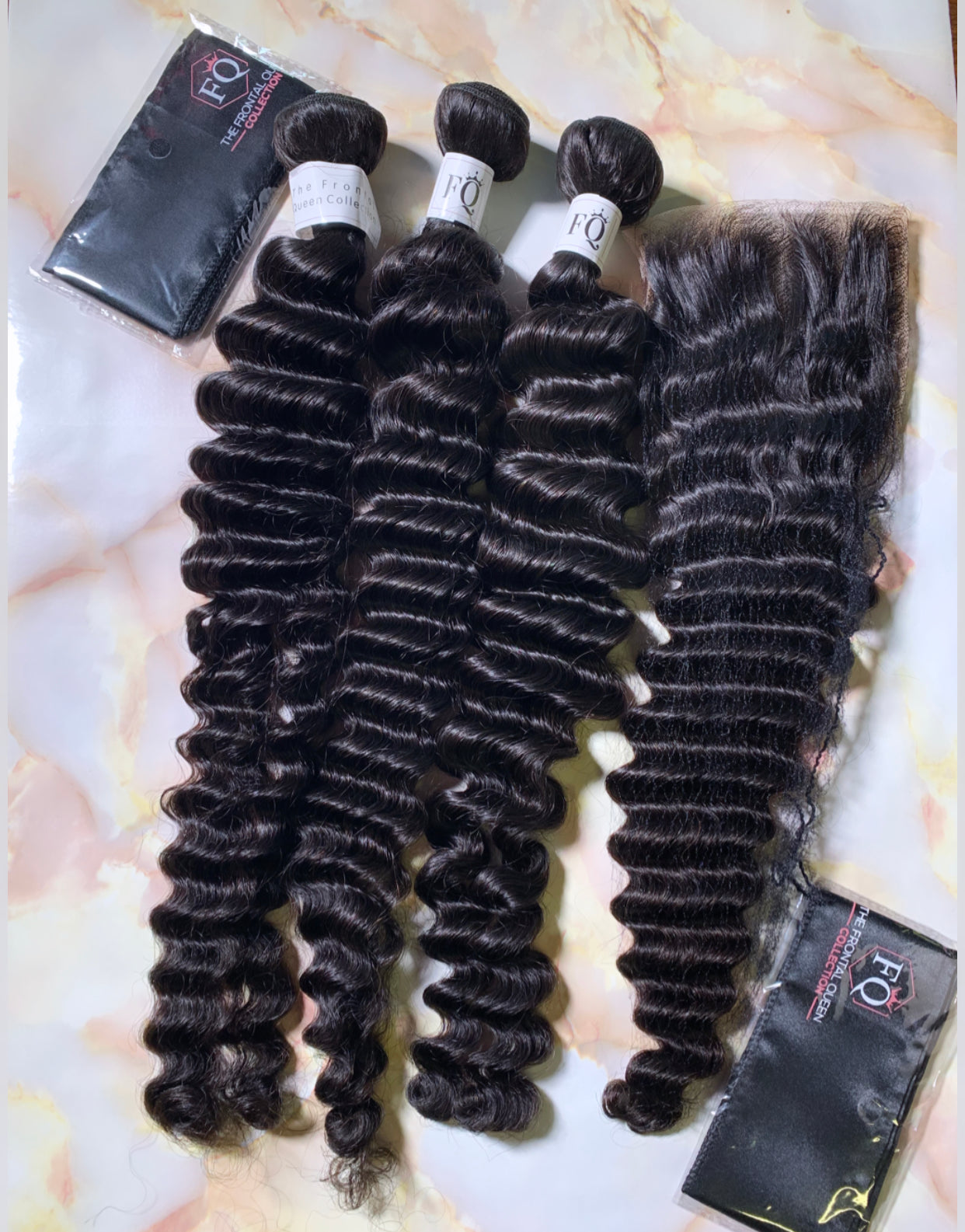 ThinLace™ Transparent 5 by 5 CLOSURE (DEEP WAVE) - The Frontal Queen