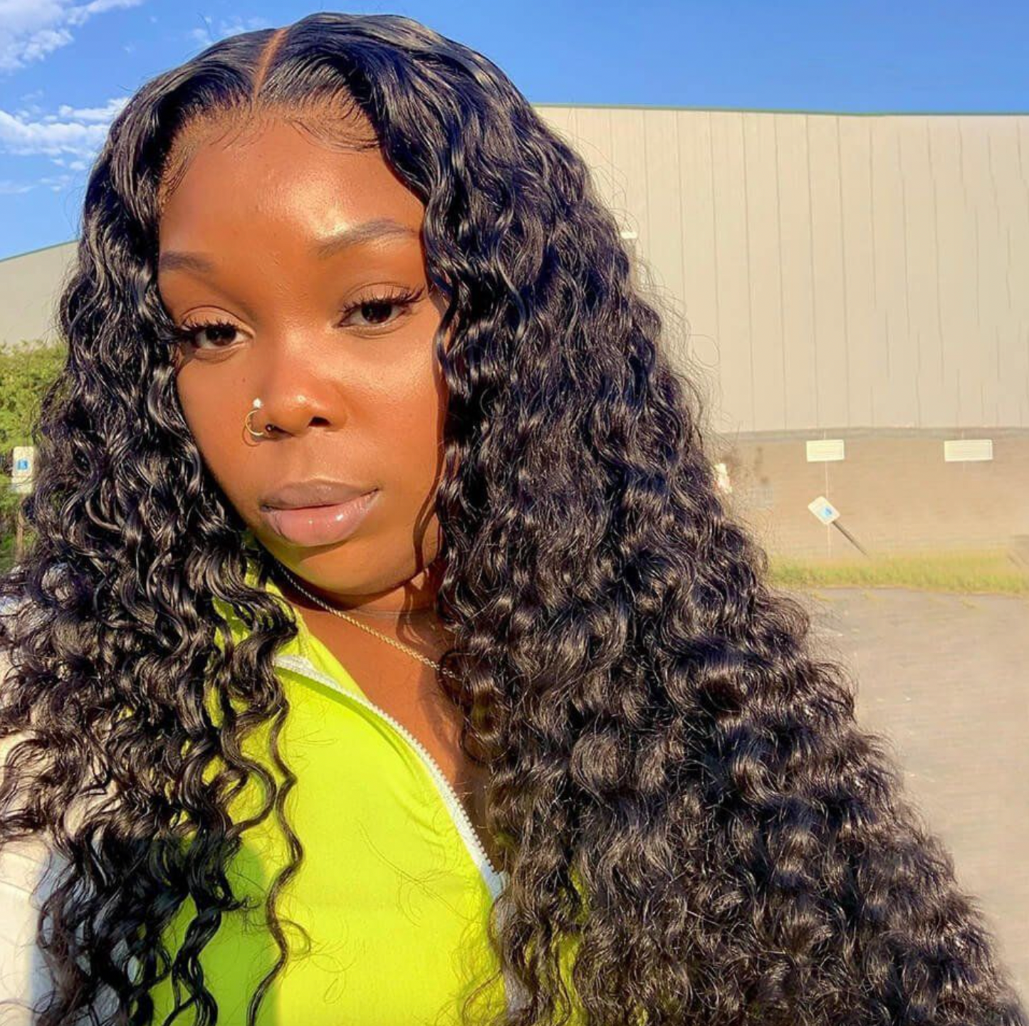 Pro Invisilace⢠5 by 5 Closure Wig - Curly - The Frontal Queen