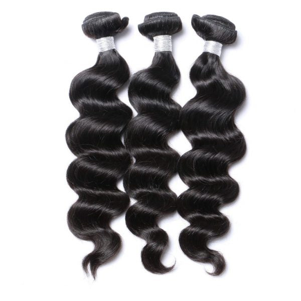 VIRGIN BRAZILIAN BUNDLES // LOOSE WAVE - The Frontal Queen