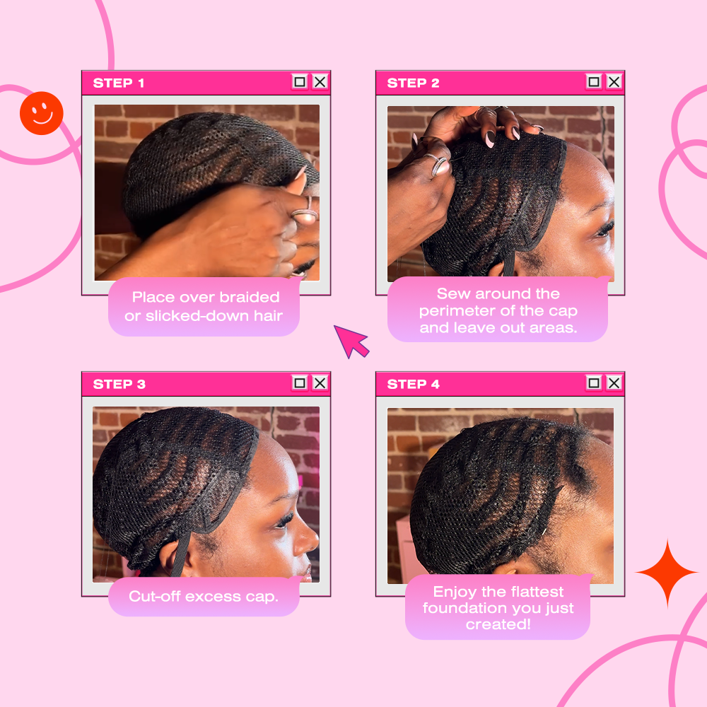 SewSecure Multi-Use Mesh Weaving Cap - 5 Pack