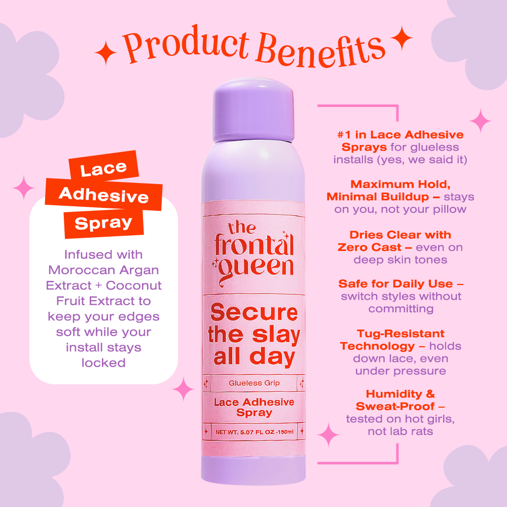 LACE ADHESIVE SPRAY-test - The Frontal Queen