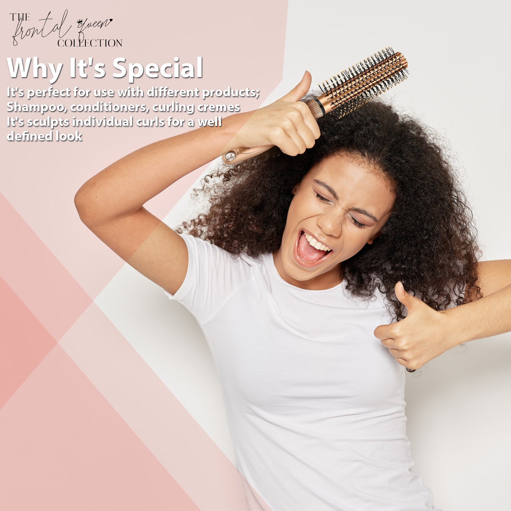 Bomb Curls Brush by The Frontal Queen - The Frontal Queen