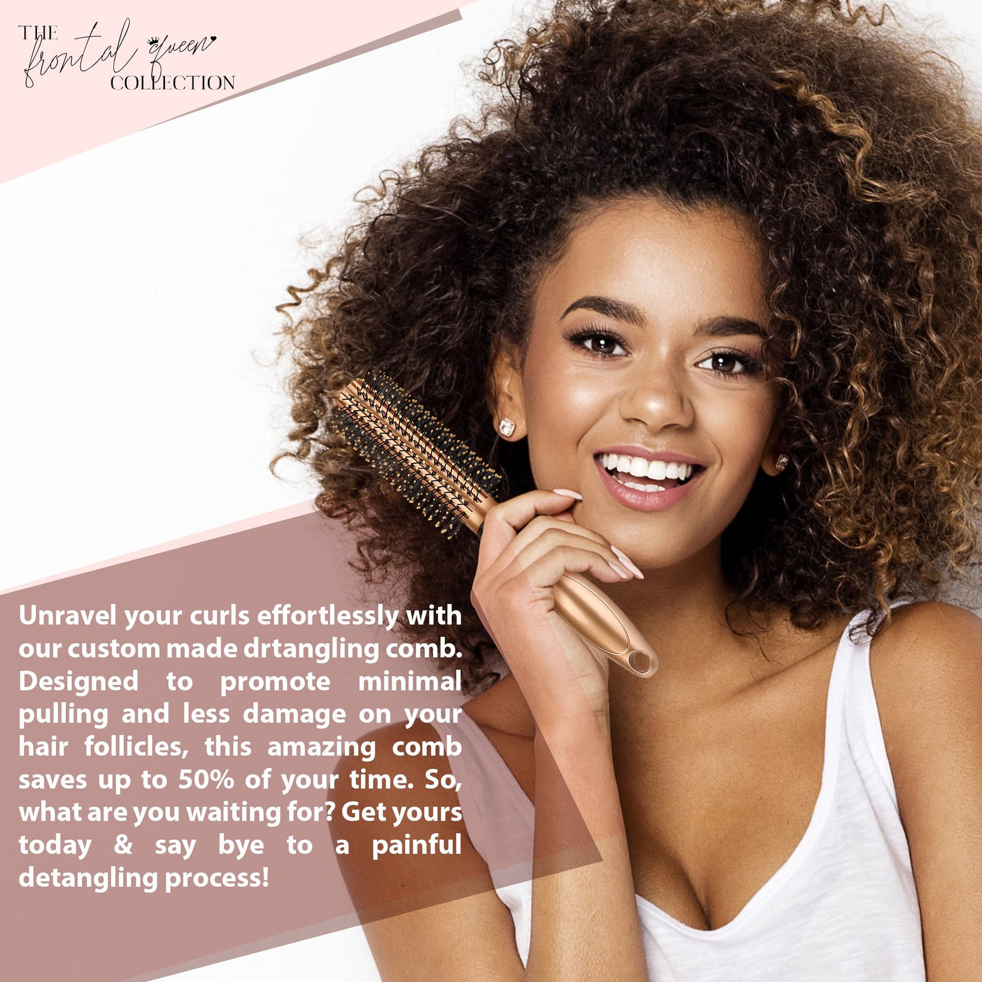 Bomb Curls Brush by The Frontal Queen - The Frontal Queen