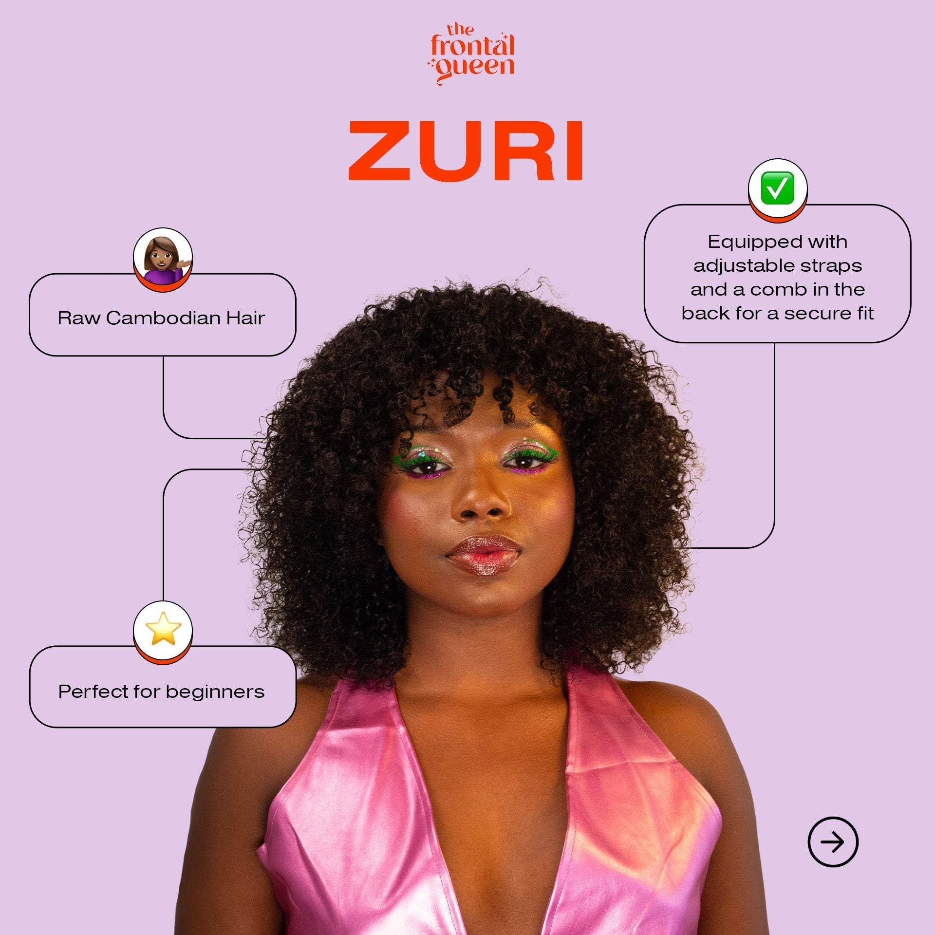 ZURI - QUICK WIG - The Frontal Queen