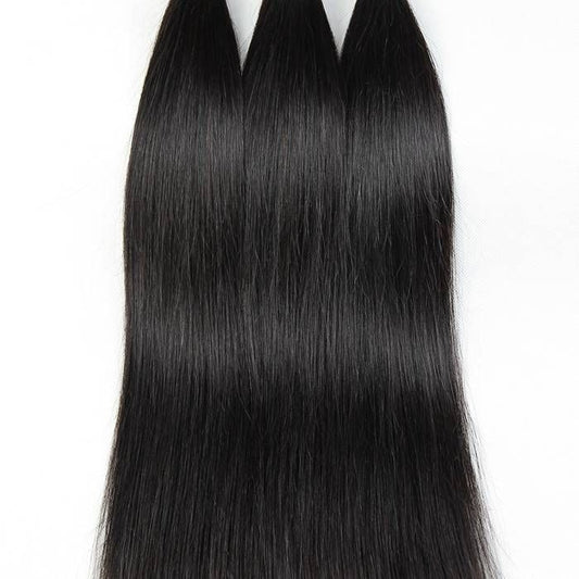 VIRGIN BRAZILIAN BUNDLES // STRAIGHT - The Frontal Queen