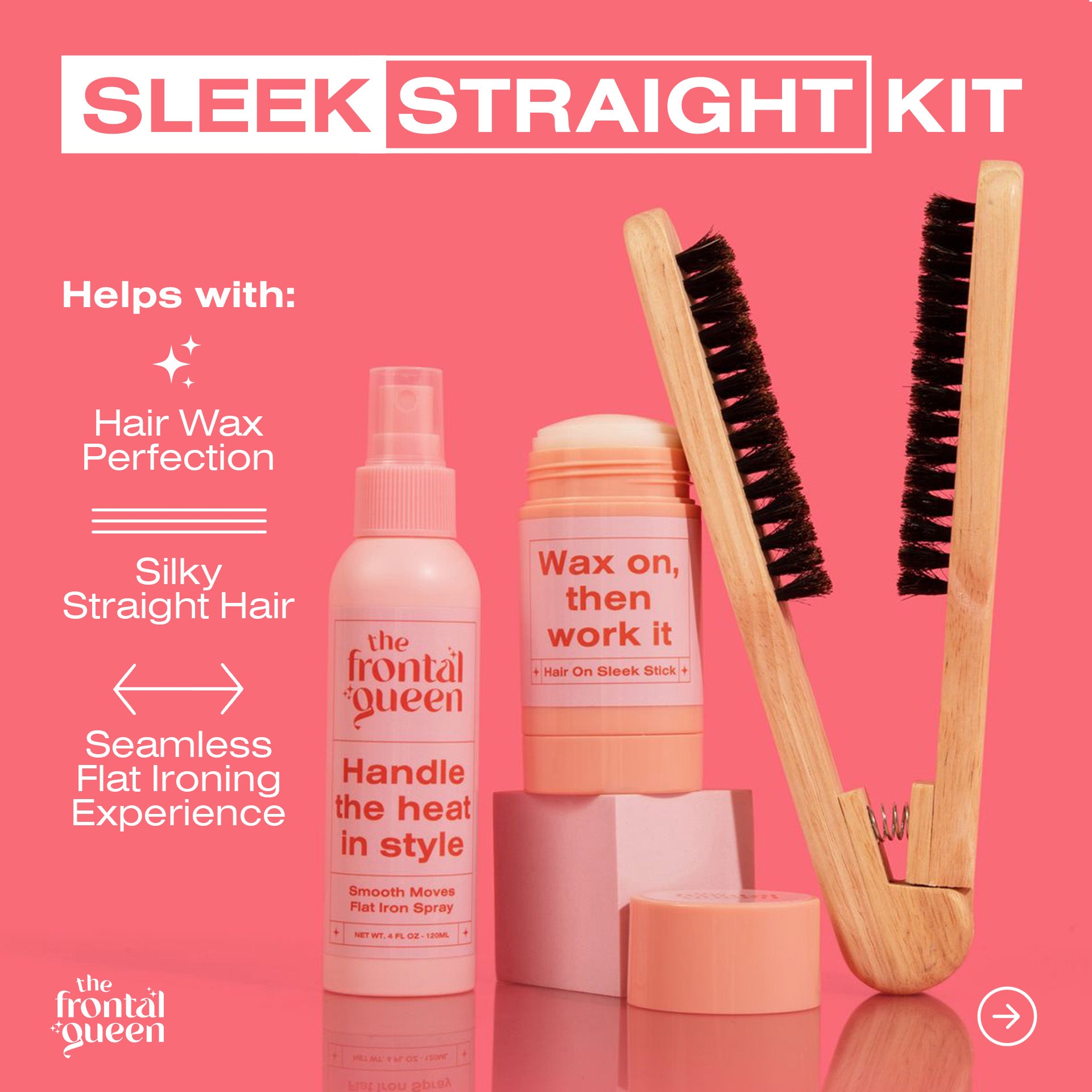 Sleek Straight Kit - The Frontal Queen