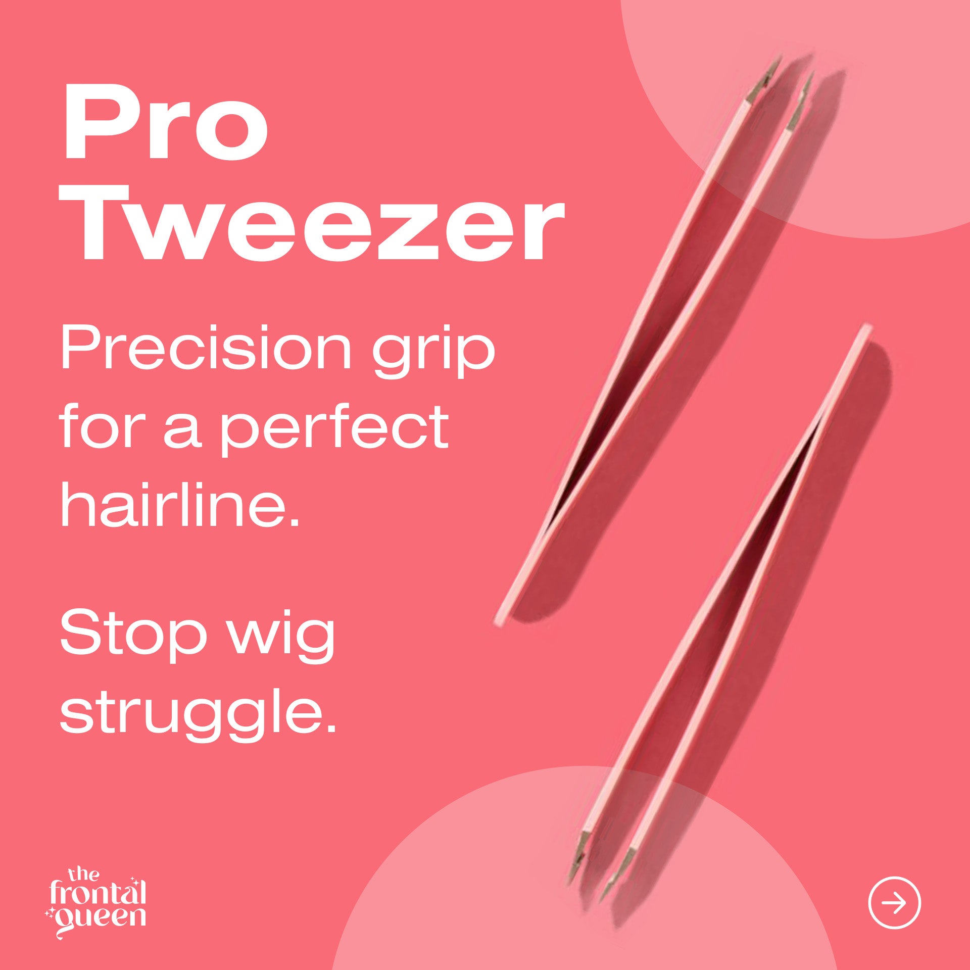 customized logo hairline lace scissors tweezers