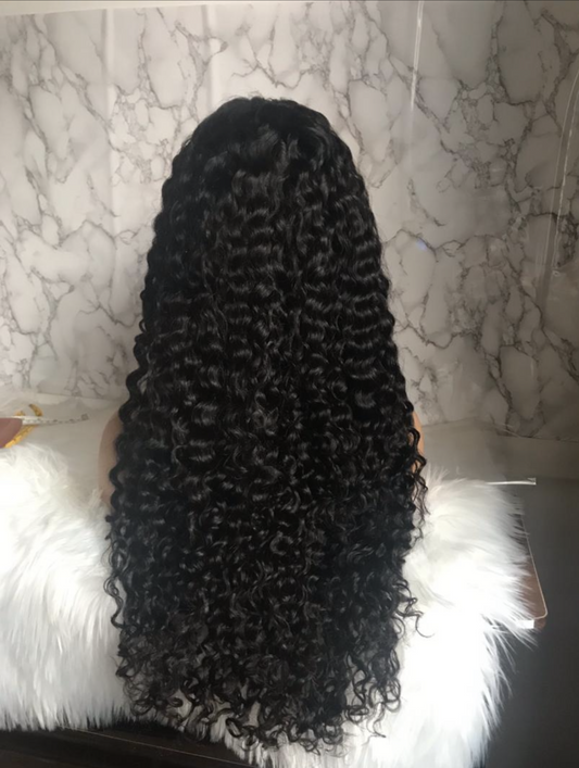 RAW Cambodian Loose Curly 360 Wig - The Frontal Queen