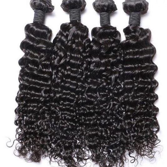 VIRGIN BRAZILIAN BUNDLES // CURLY - The Frontal Queen