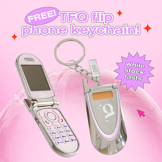 TFQ Flip Phone Keychain - The Frontal Queen