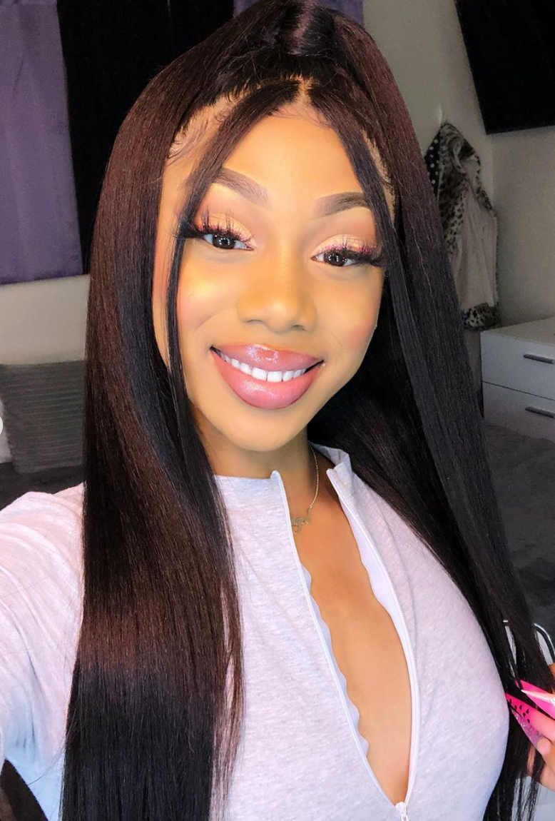 Newbie Kinky Straight Frontal Wig - The Frontal Queen
