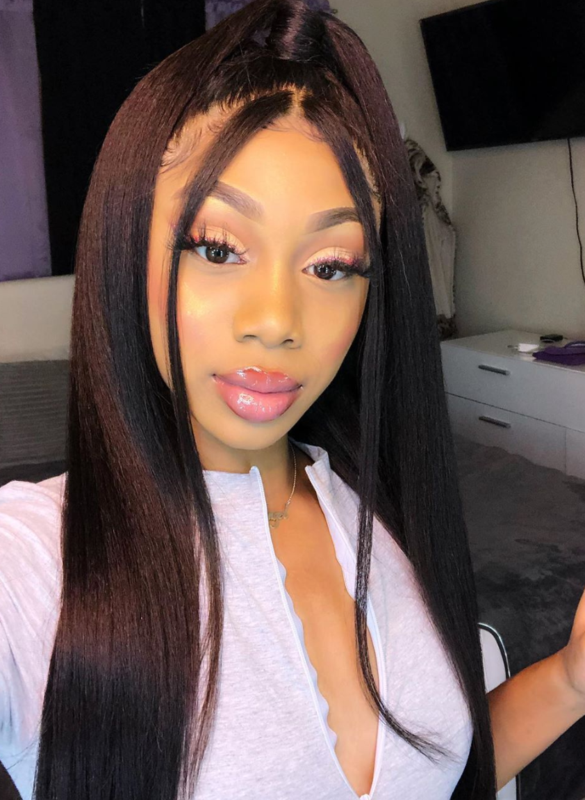 Newbie Kinky Straight Frontal Wig - The Frontal Queen
