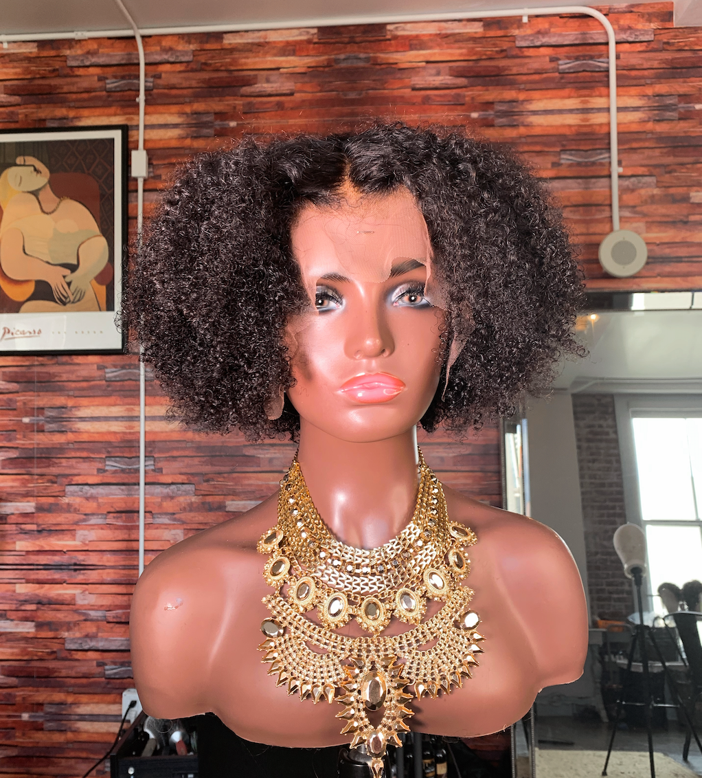 Cambodian Afro Curly Frontal Wig - The Frontal Queen