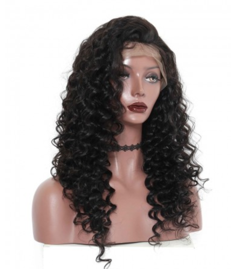 RAW Cambodian Bouncy Curls 360 Wig - The Frontal Queen