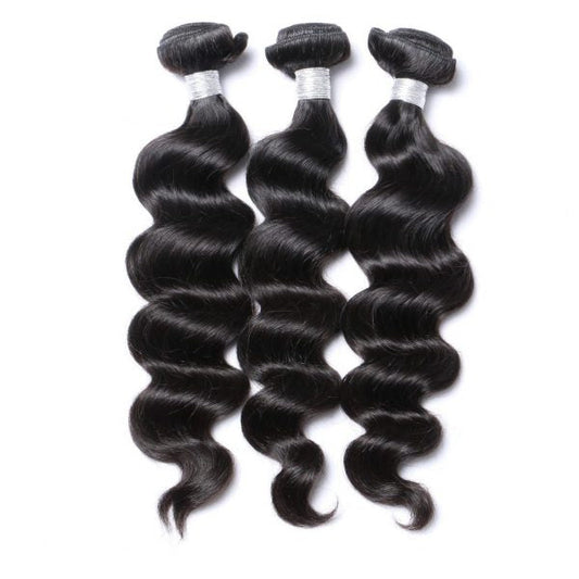 VIRGIN BRAZILIAN BUNDLES // LOOSE WAVE - The Frontal Queen