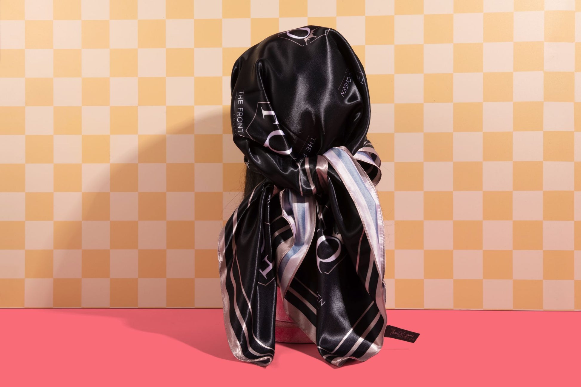 Luxe Silk Scarf by The Frontal Queen - BLACK - The Frontal Queen