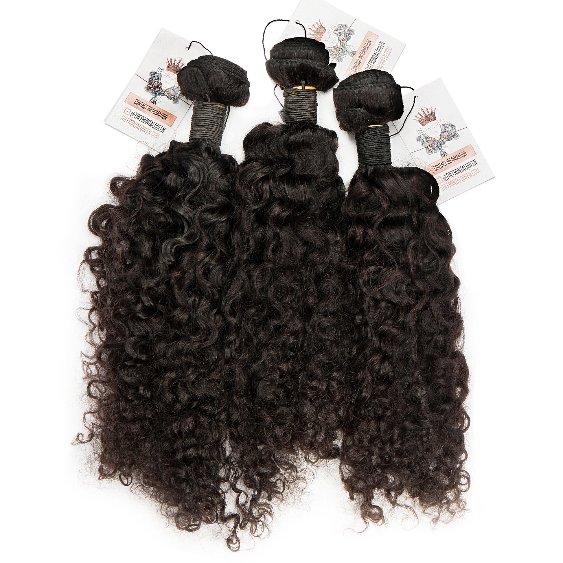 Raw Cambodian Tight Curly Single Bundle The Frontal Queen
