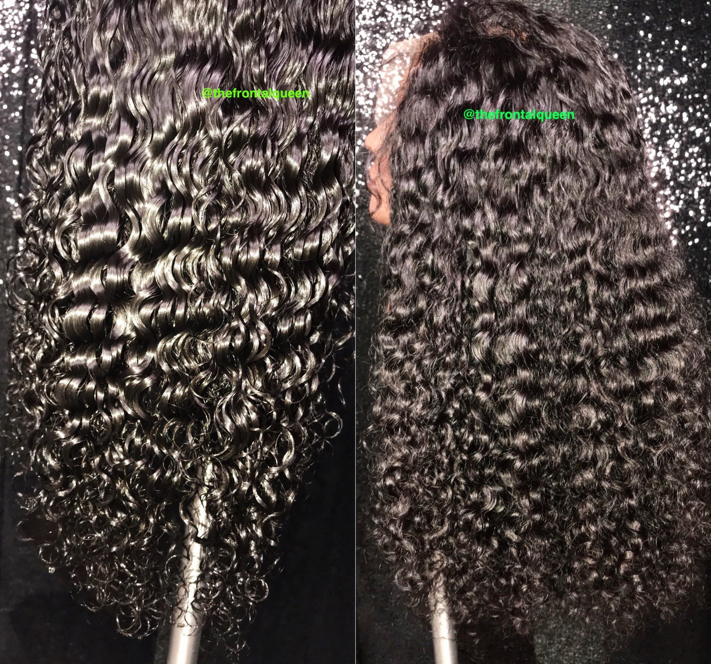 RAW Cambodian Loose Curly 360 Wig - The Frontal Queen