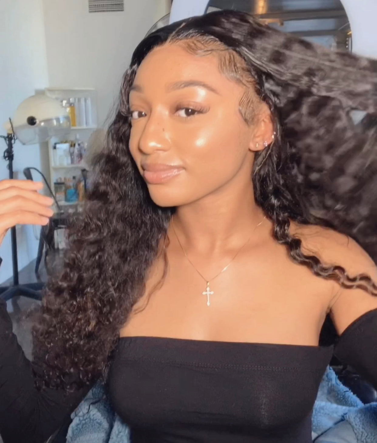 RAW Cambodian Loose Curly 360 Wig - The Frontal Queen