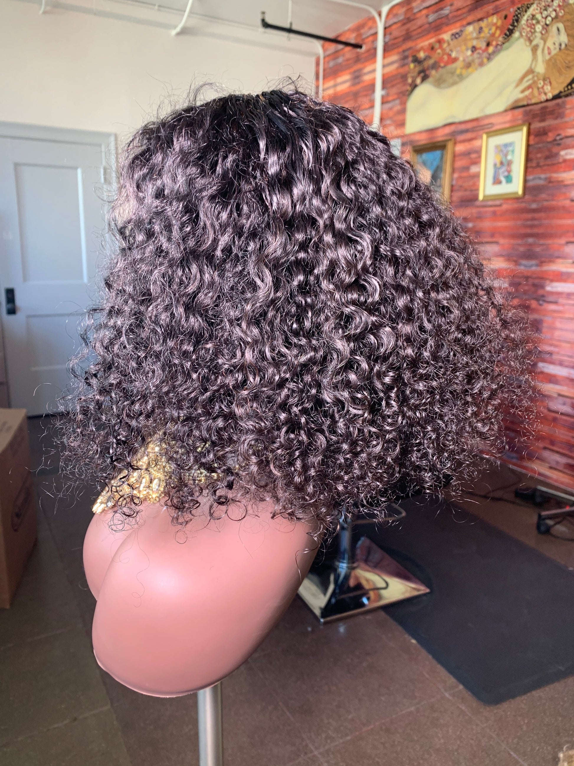 Cambodian Tight Curly Frontal Bob Wig - The Frontal Queen
