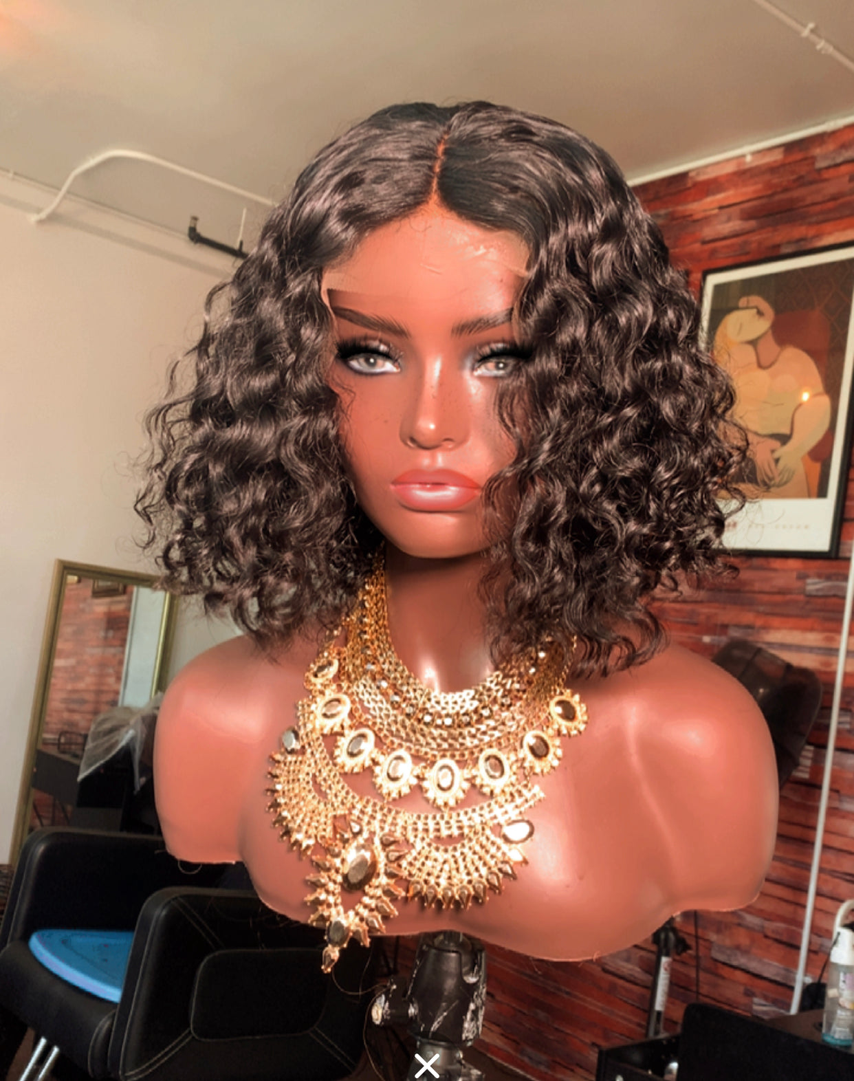 Cambodian Deep Wave Frontal Bob Wig - The Frontal Queen