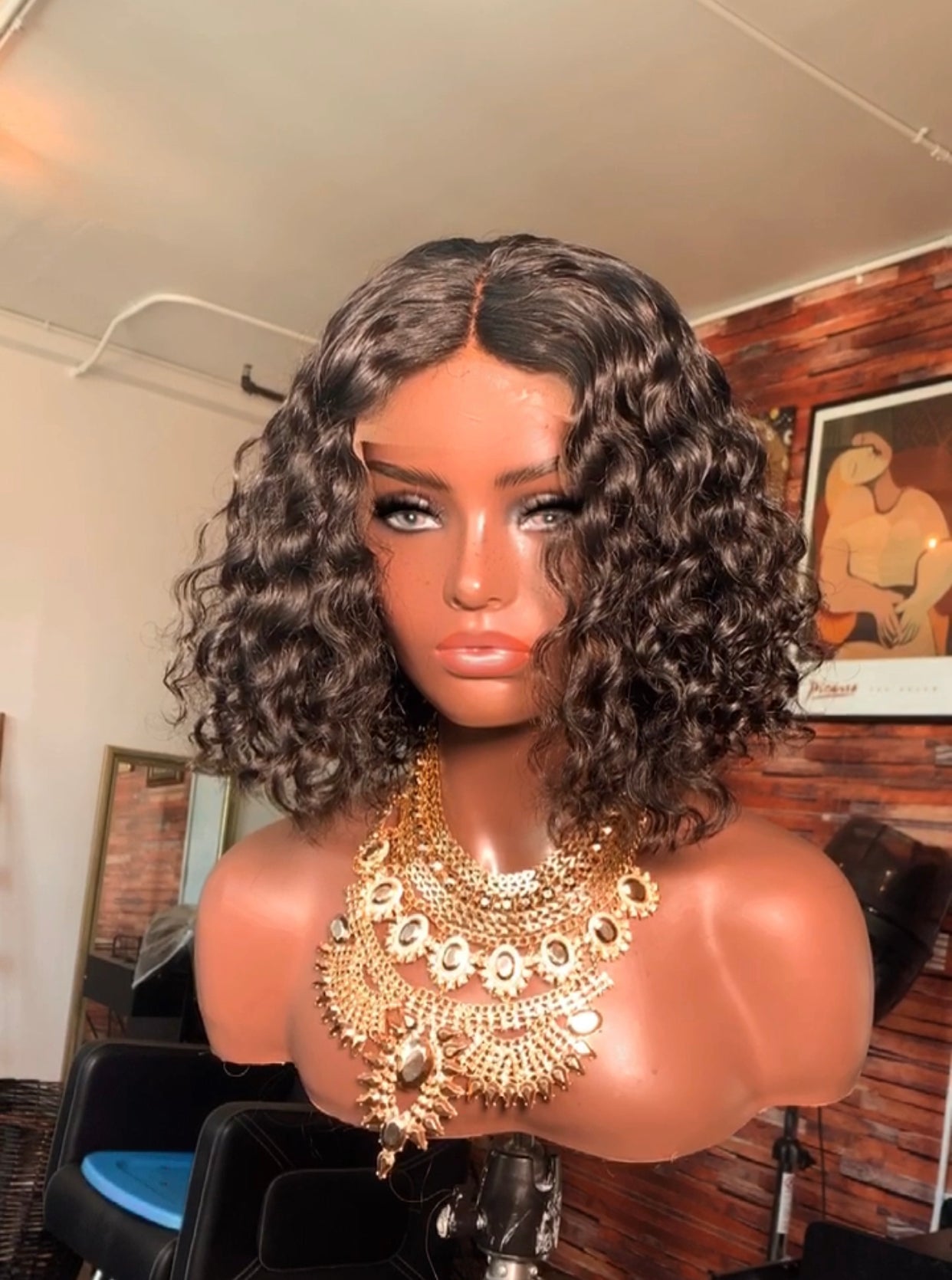 Cambodian Deep Wave Frontal Bob Wig - The Frontal Queen