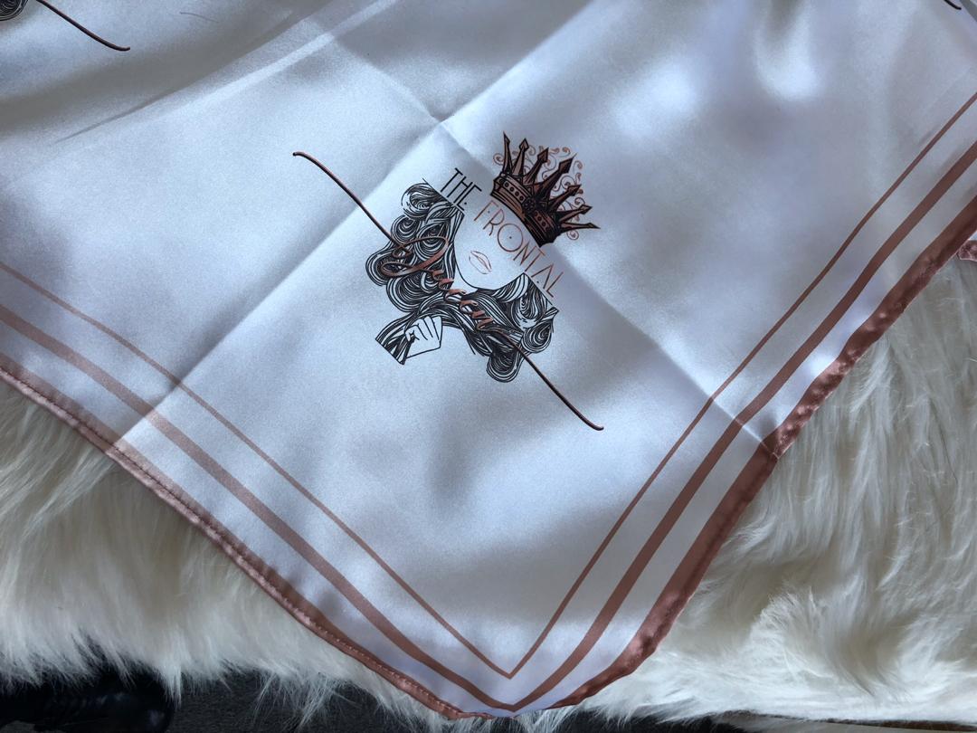 Luxe Silk Scarf by The Frontal Queen - WHITE - The Frontal Queen