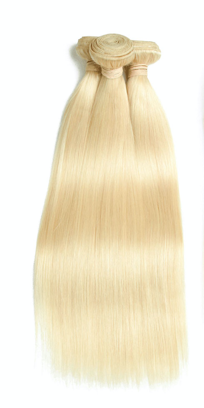 RAW Cambodian 613 Blonde Straight // Single Bundle - The Frontal Queen