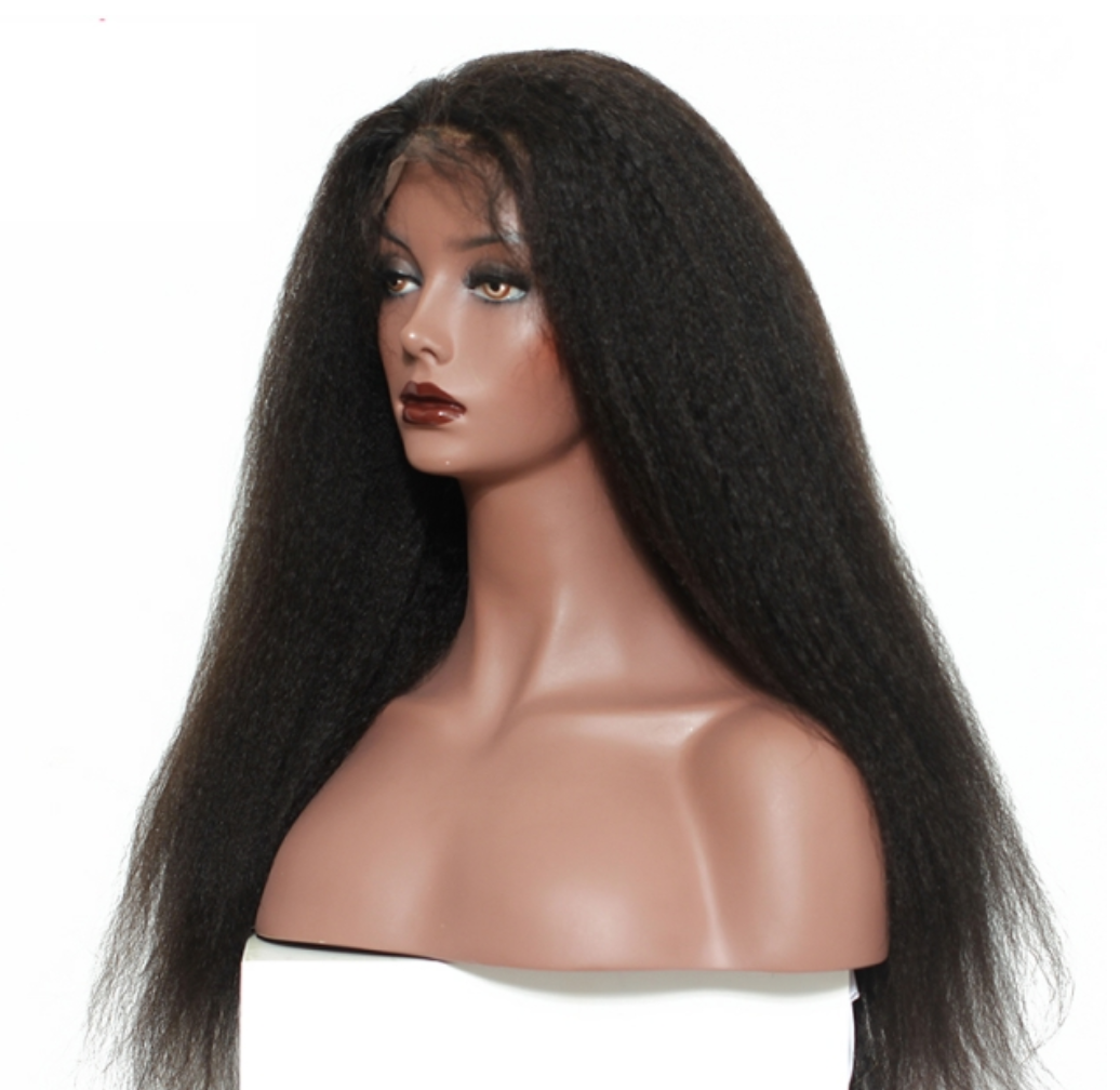 6 by 6 Cambodian Kinky Straight Closure Wig - The Frontal Queen