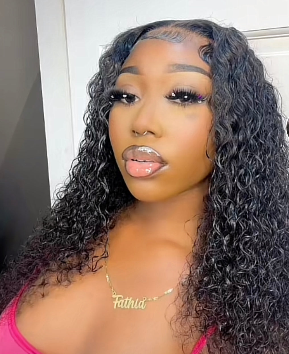 Newbie Cambodian Exotic Curly Frontal Wig - The Frontal Queen